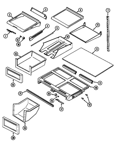 Shelves & accessories
