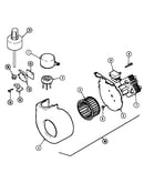 Blower, float & water level switch