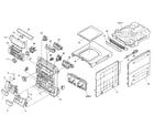 Aiwa YFID-NSX-HMA56 cabinet parts diagram