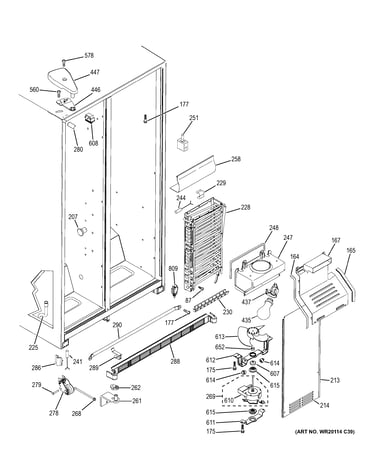 Freezer section