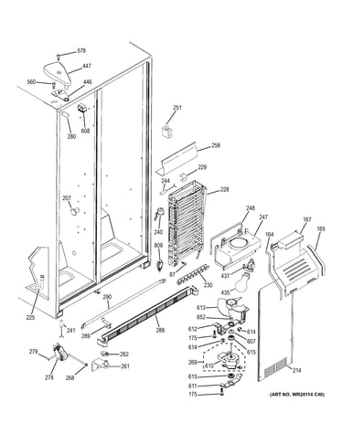 Freezer section