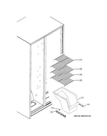Freezer shelves