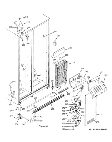 Freezer section