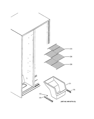 Freezer shelves