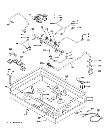 Gas & burner parts