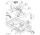 GE PGP976DET2BB gas & burner parts diagram