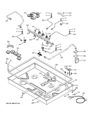 Gas & burner parts