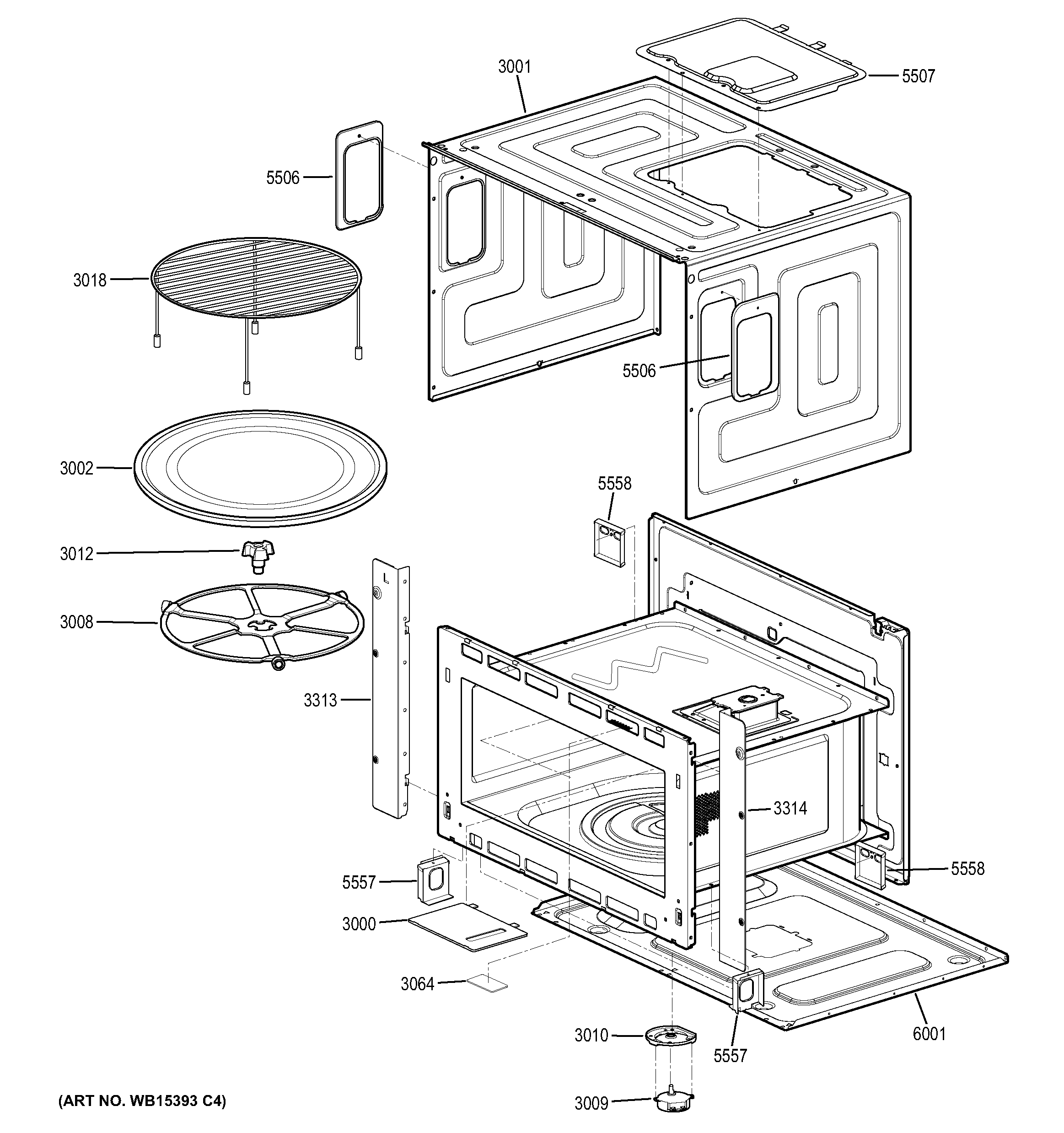 OVEN CAVITY PARTS