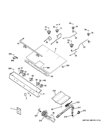 Gas & burner parts