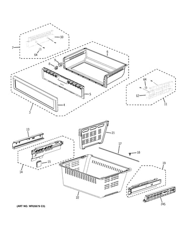 Freezer shelves