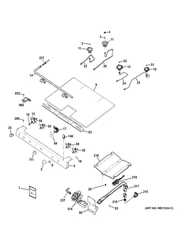 Gas & burner parts