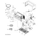 GE PEB1590DJ1BB oven cavity parts diagram