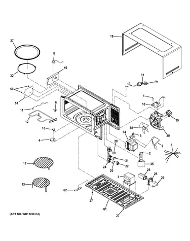 Oven cavity parts