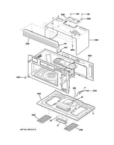 Oven cavity parts