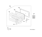 GE JVM1790SKC01 door parts diagram