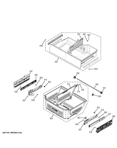 Freezer shelves