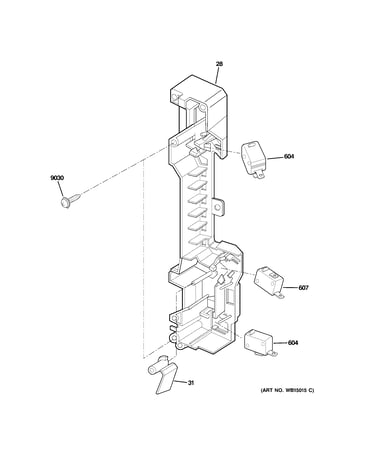 Latch board parts