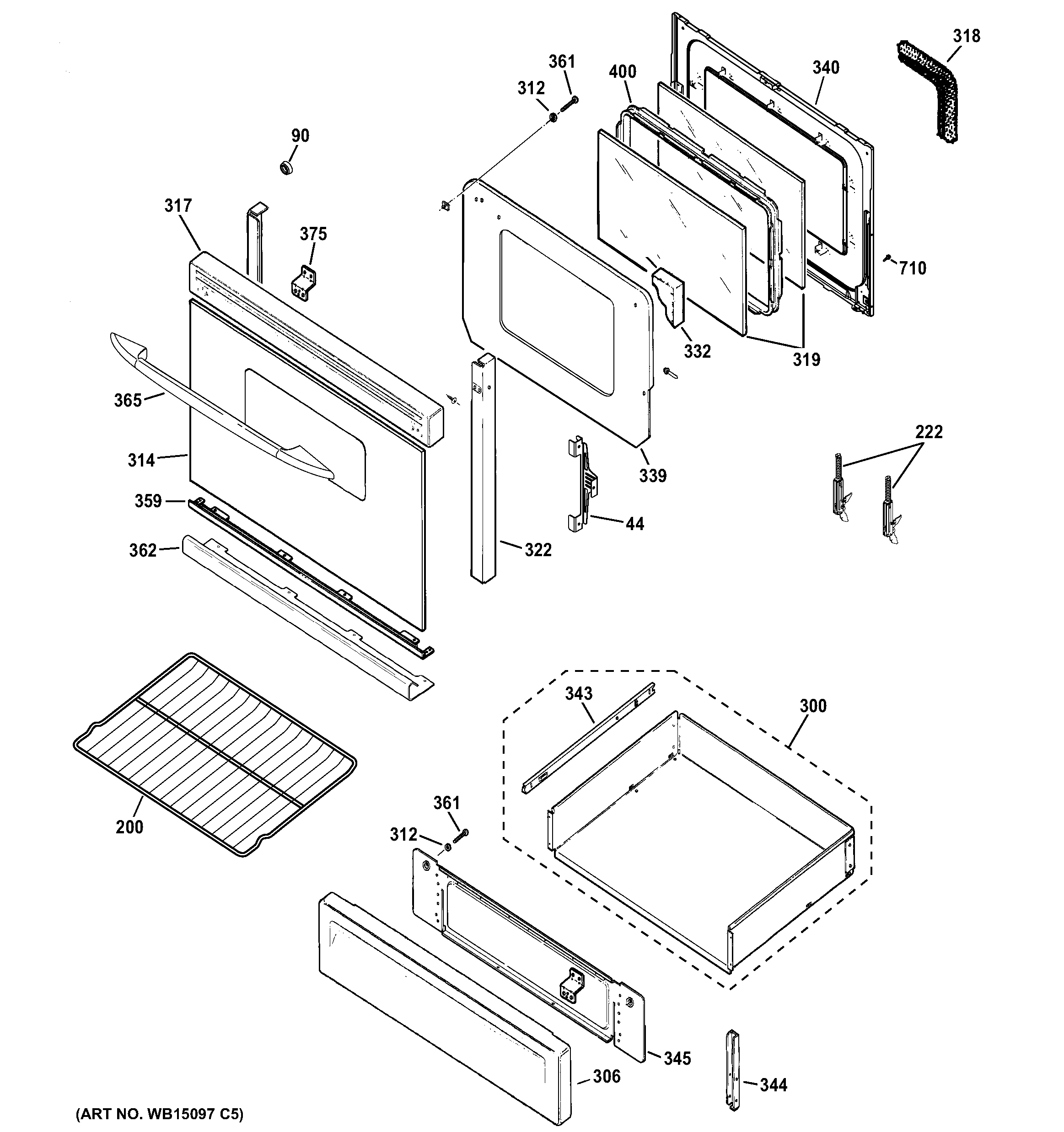 Door & drawer part