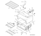 GE JB850EF2ES upper oven diagram