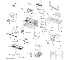 GE JVM7195RK1SS oven cavity parts diagram