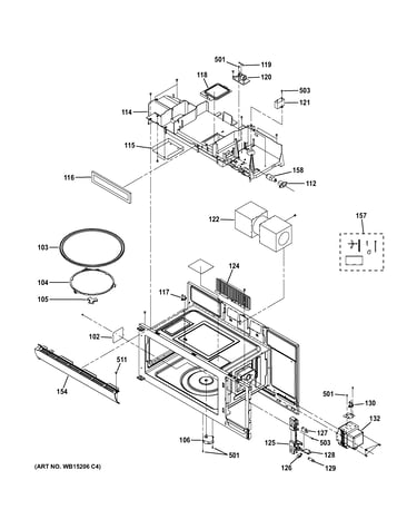 Oven cavity parts