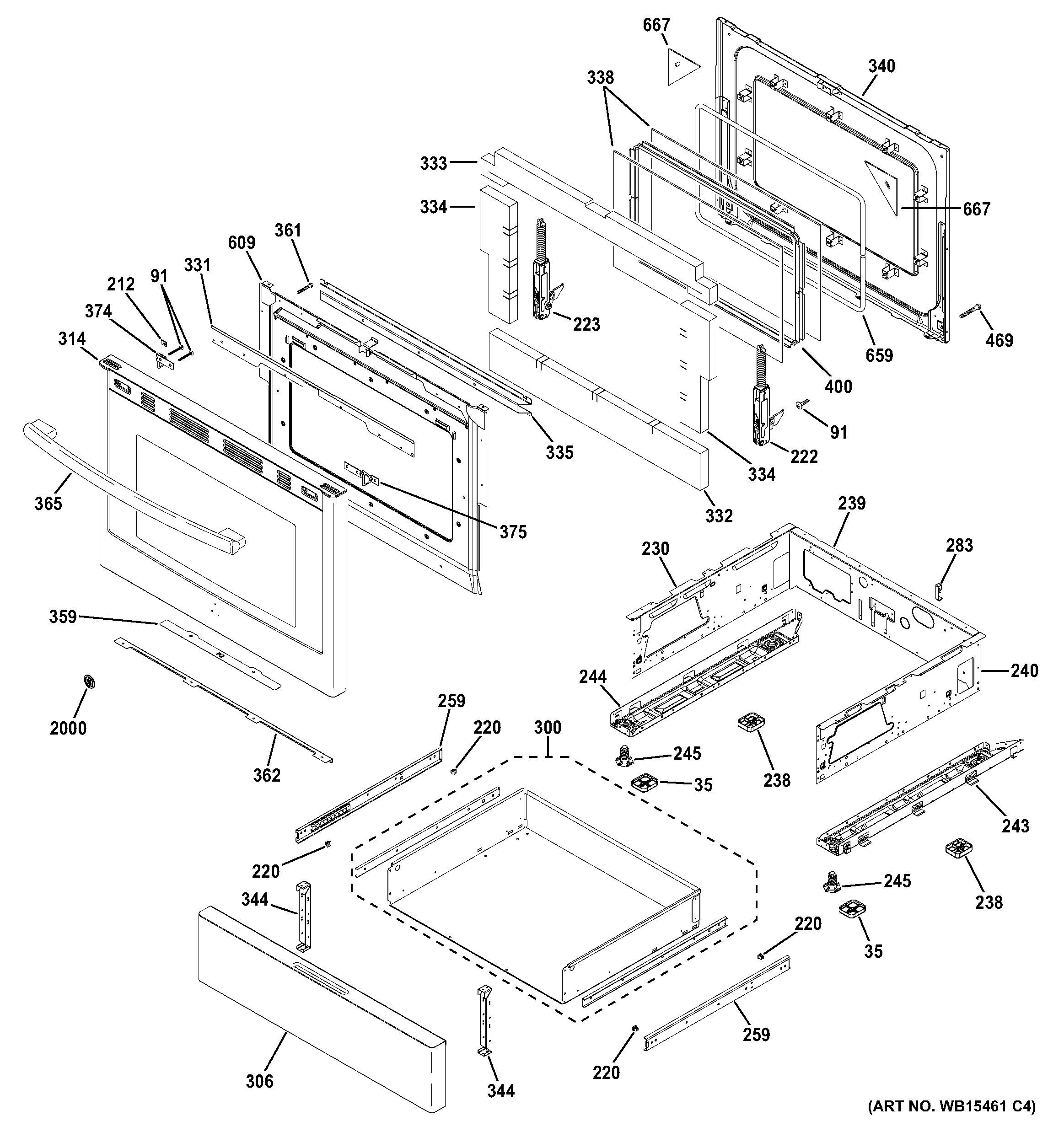 Door & drawer parts