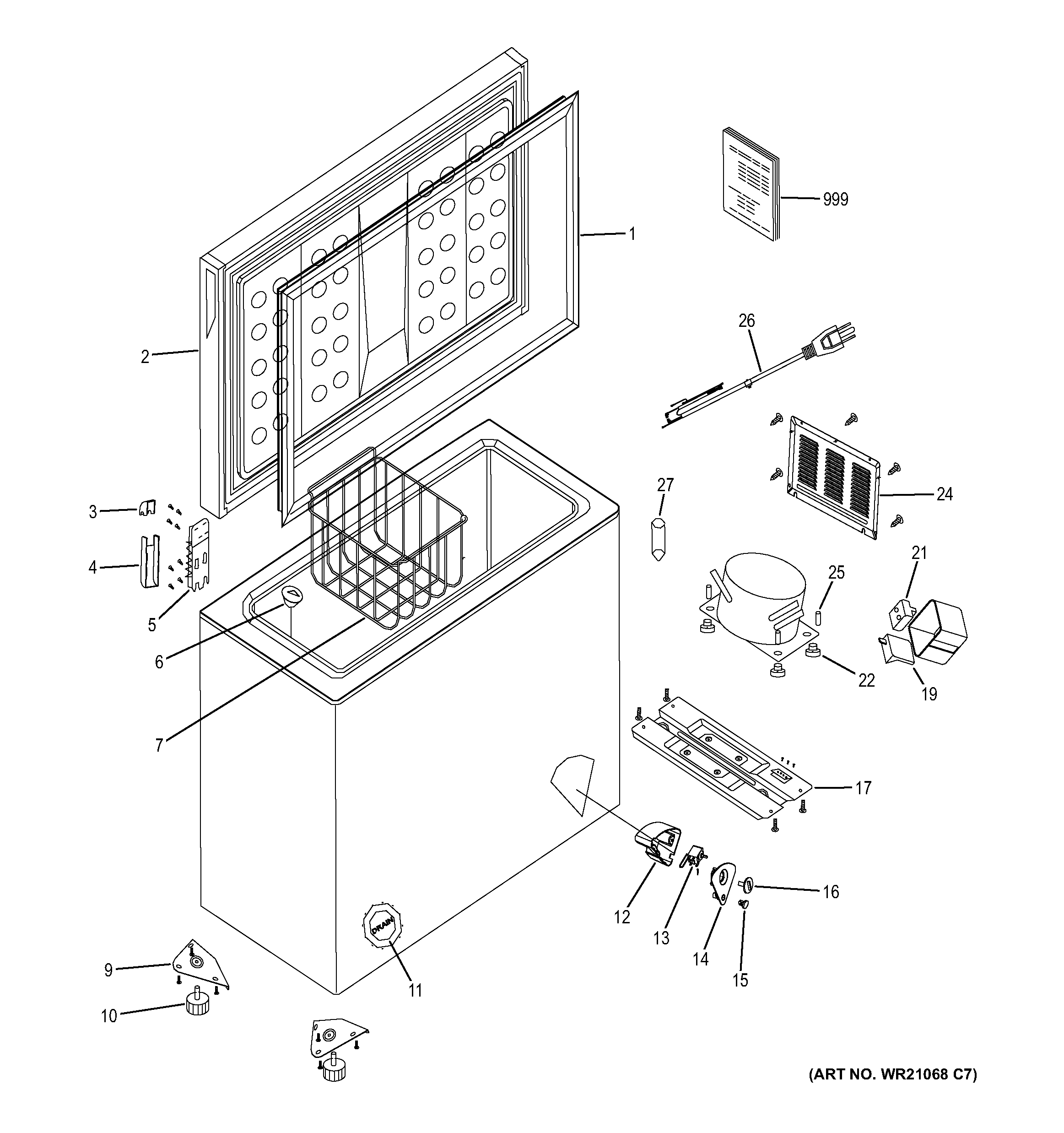 Freezer parts