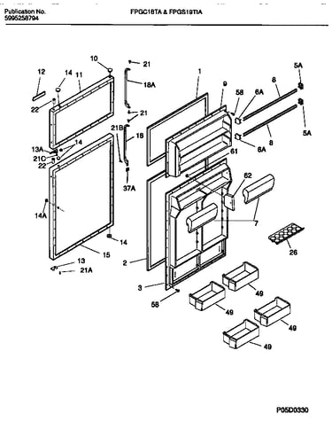 Door section