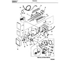 Frigidaire FPGS19TIAL4 ice maker components and installation parts diagram