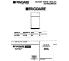 Frigidaire FRT21JRBW0 cover page diagram