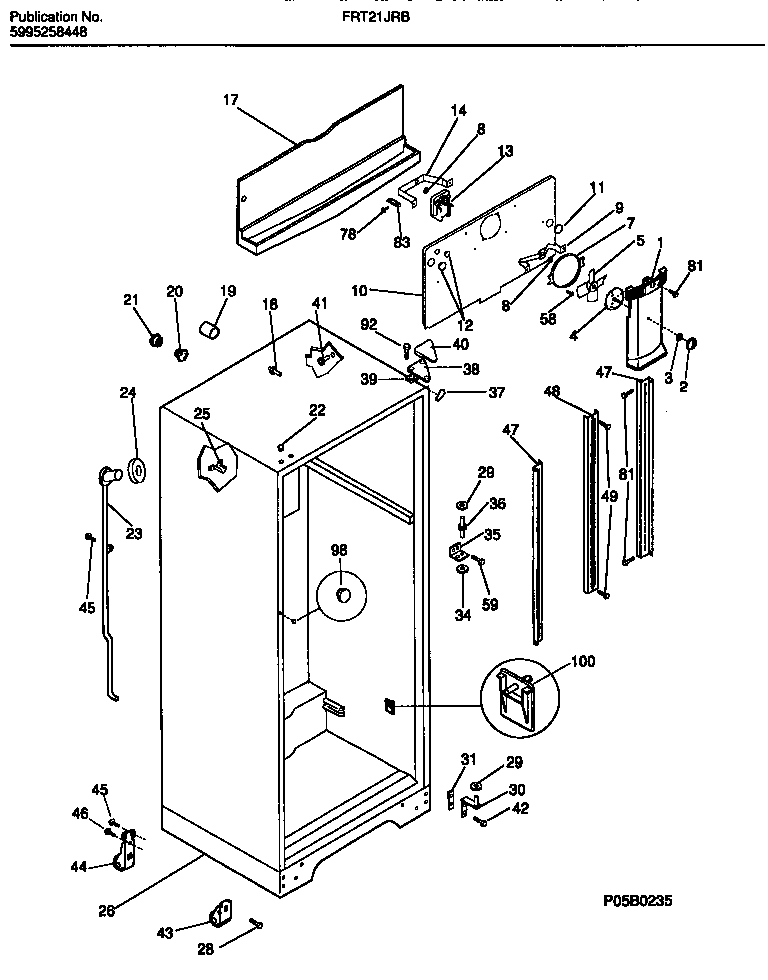 CABINET WITH FAN ASSEMBLY