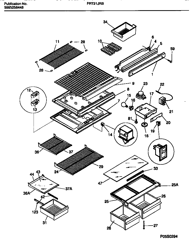 SHELVES, CONTROLS, DIVIDER, MULLION