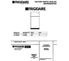 Frigidaire FRT18BRBD2 cover page diagram