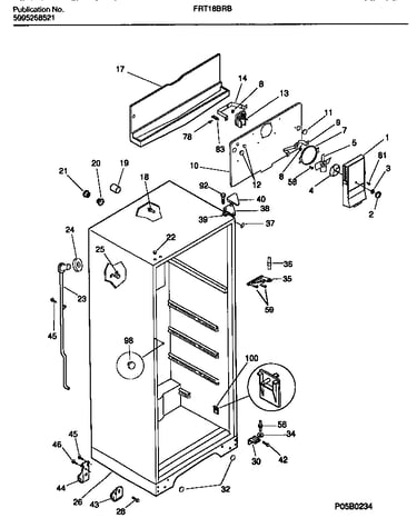 Cabinet with fan assembly