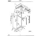 Frigidaire FRT15NRBD1 cabinet with fan assembly diagram