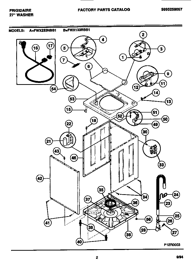 CABINET, TOP PANEL, BASE