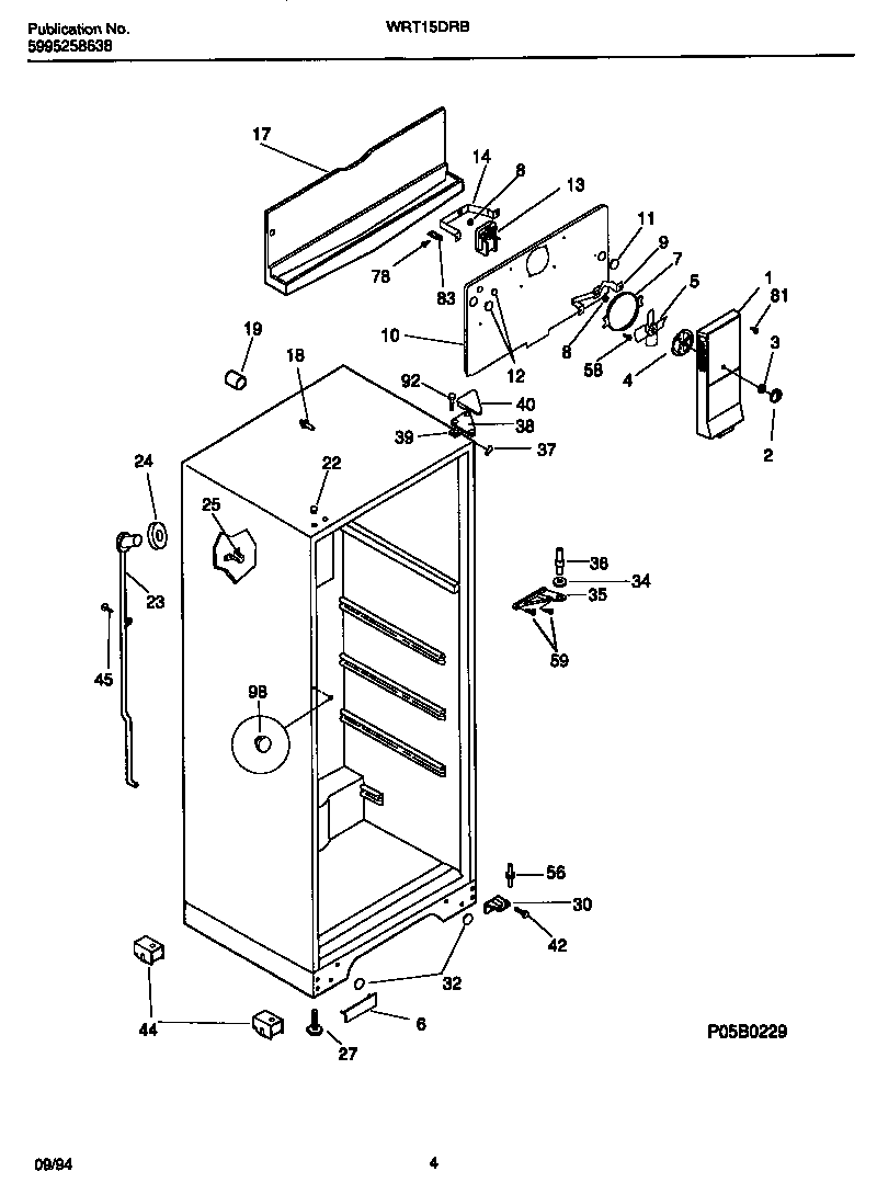 Cabinet  w/fan assembly