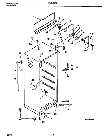 Cabinet  w/fan assembly