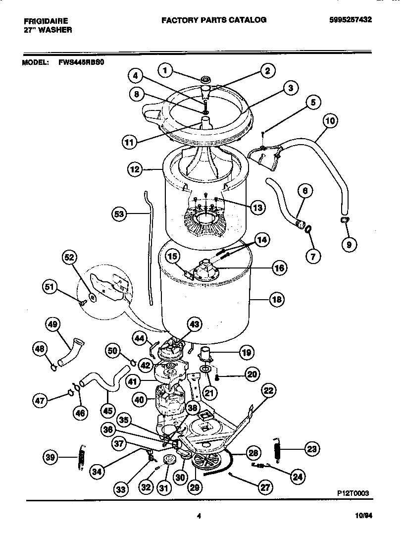 TUBS, HOSES, MOTOR