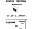 White-Westinghouse MAC053P7A2 front cover diagram