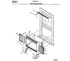 White-Westinghouse WAS183S2A3 window mounting diagram