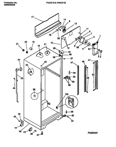 Cabinet w/ fan assembly