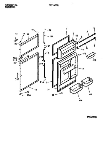 Door section