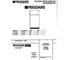 Frigidaire FRT17PZBW2 cover page diagram