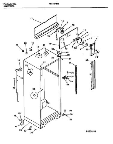 Cabinet w/fan assembly