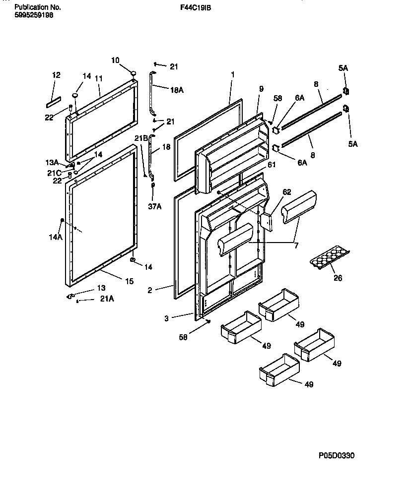 Door section