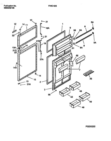 Door section