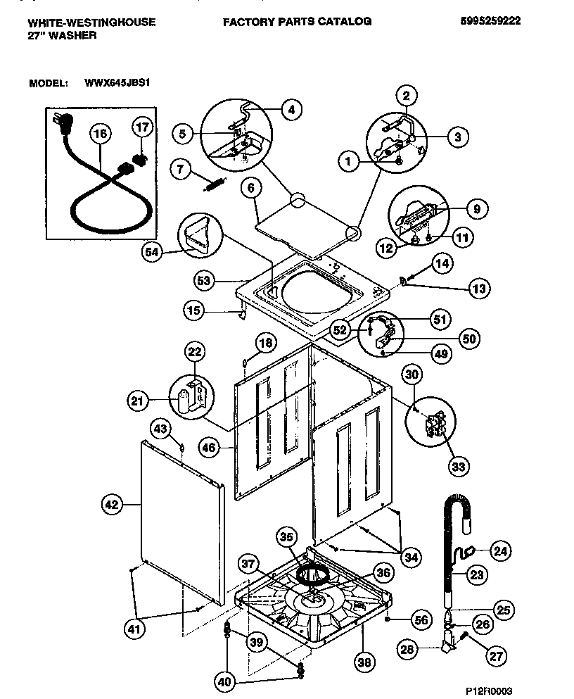 CABINET, TOP PANEL, BASE