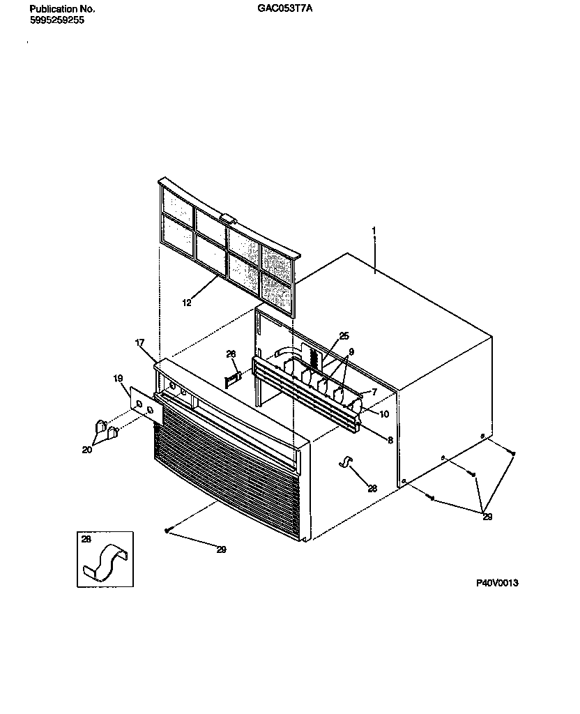 Cabinet front and wrapper