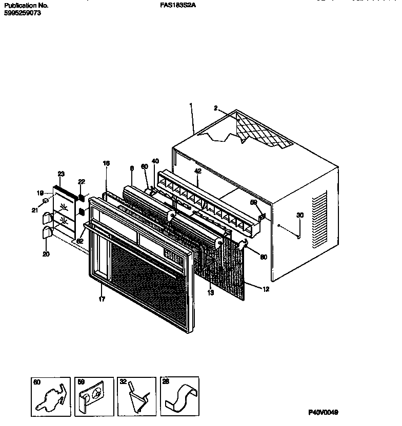 Cabinet front and wrapper